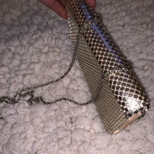 Gold soft metal Chain purse